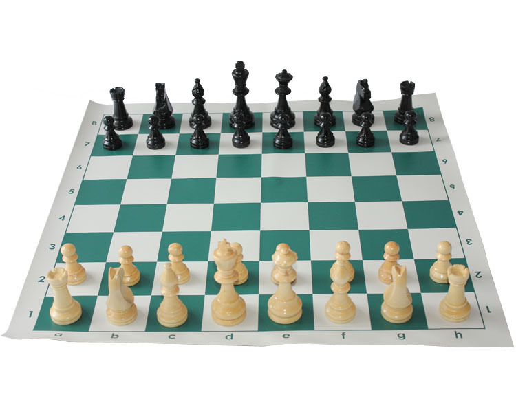 正品星球牌特大号实木标准比赛用国际象棋套装王高97mm配皮革盘