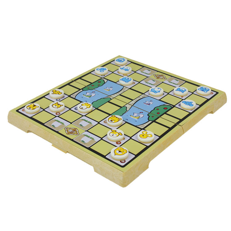 最新款UB磁性斗兽棋2708KL 磁性动物棋 折叠盘 卡通图案 磁力加强