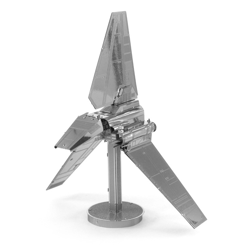 爱拼 全金属DIY拼装模型3D纳米立体拼图 星球大战 帝国穿梭机