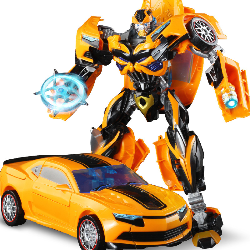 变形玩具金刚4黄蜂汽车机器人模型玩具 儿童男孩玩具6699-5
