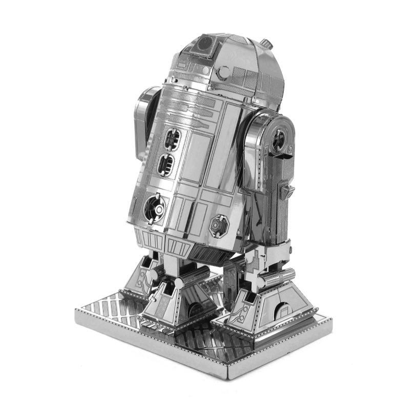 爱拼 全金属DIY拼装模型3D立体拼图 星球大战 R2D2机器人