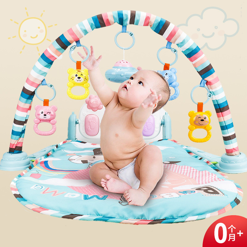 婴儿脚踏钢琴健身架器新生儿童音乐玩具宝宝早教0-1岁玩具批发