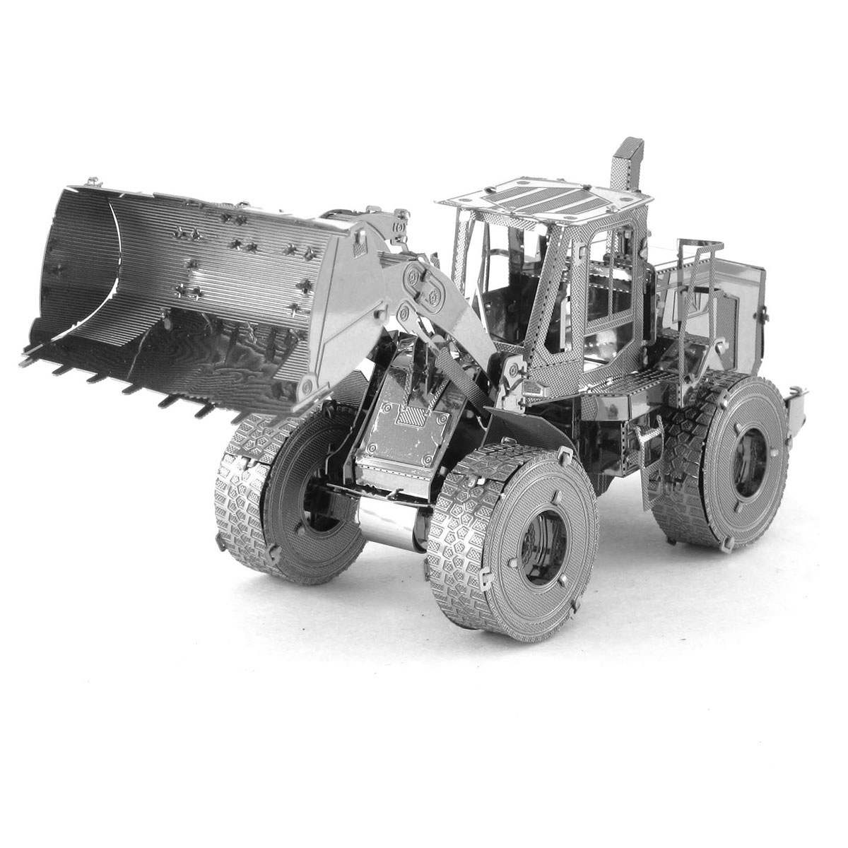 爱拼 3D全金属不锈钢模型 DIY玩具益智拼图 CAT系列 轮式装载机