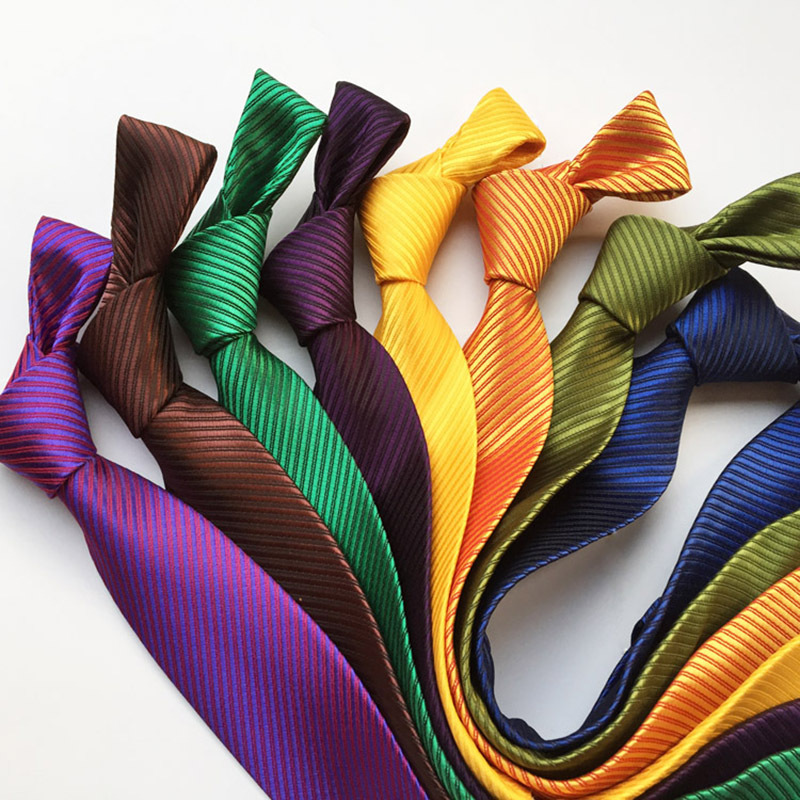 实力商家现货供应高密度涤纶素色领带男士8cm商务正装领带