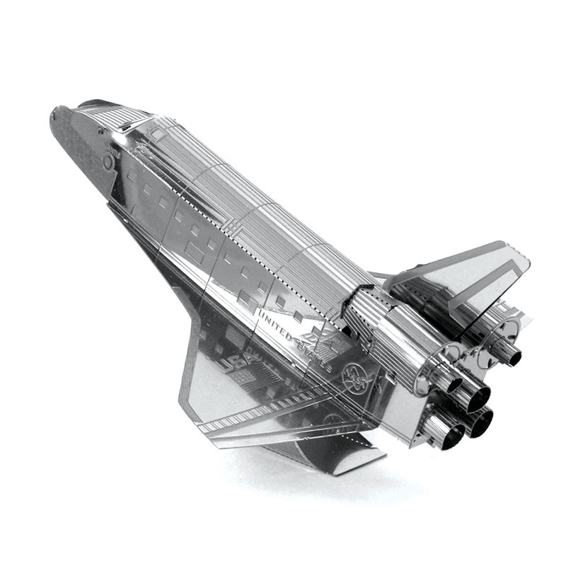 爱拼 全金属DIY拼装模型3D免胶纳米立体拼图 航天飞机