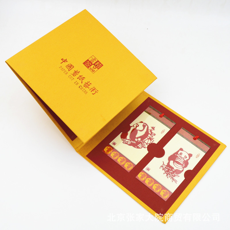 精装剪纸书签骏马 北京旅游纪念品礼品传统文化小礼物出国送老外