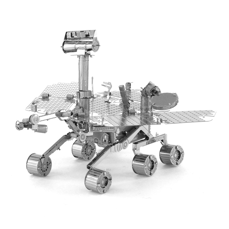 爱拼 全金属DIY拼装模型3D纳米 火星探测漫游者火星车