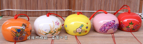 佐野喜陶瓷日式和风挂车饰创意礼物日本江户风铃 礼物家居挂饰