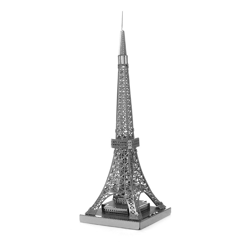 爱拼 全金属DIY拼装模型3D免胶纳米立体拼图 东京塔