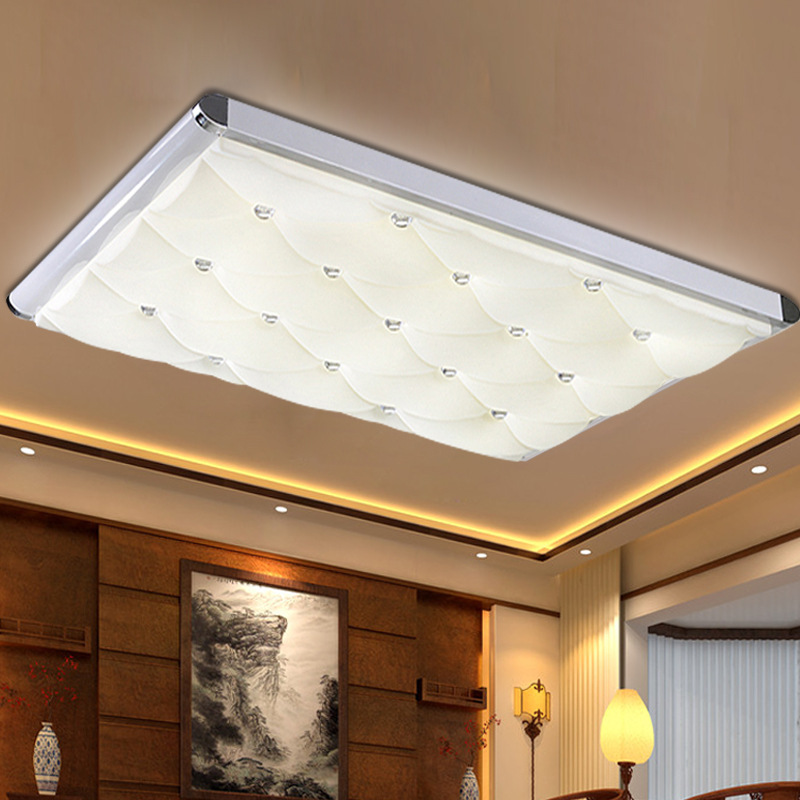 超薄led吸顶灯 现代简约  大气长方形客厅灯正方形卧室灯厨房灯具