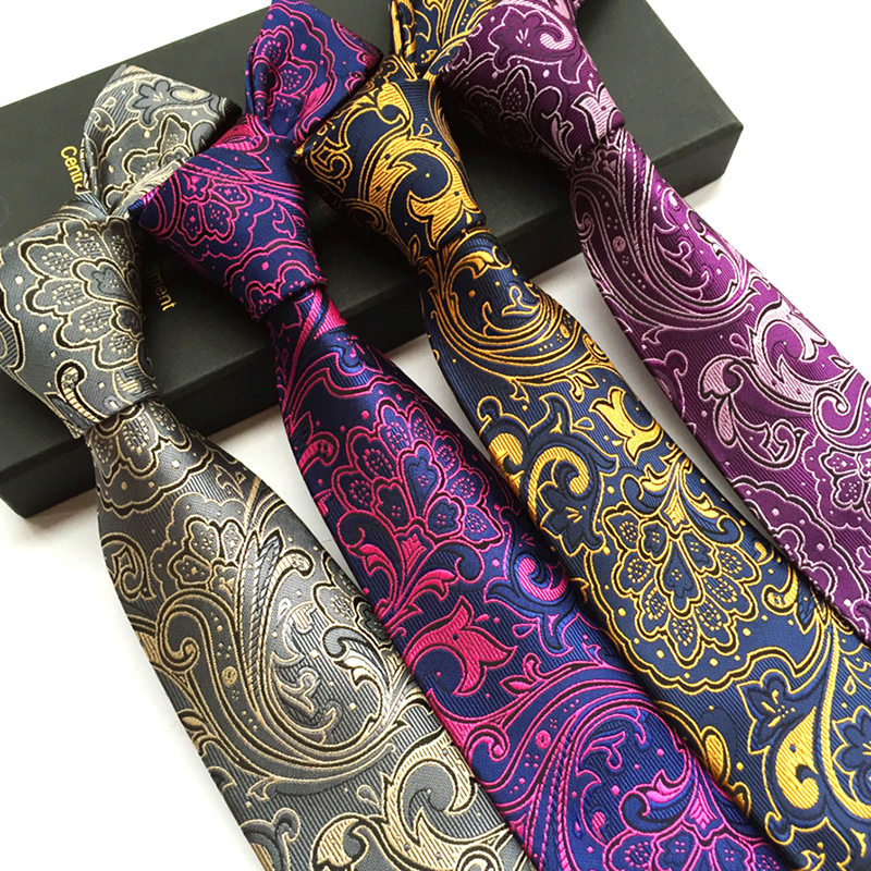 实力商家现货供应2015新款佩斯利涤纶提花男士新潮领带 西装领带