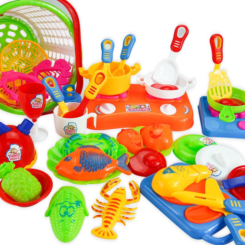 儿童过家家玩具厨房厨具餐具过家家35件套装玩具
