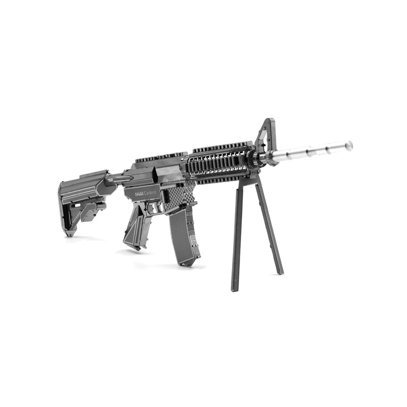 立体金属拼装M4A8卡宾枪军事模型diy益智拼图玩具创意手工摆件