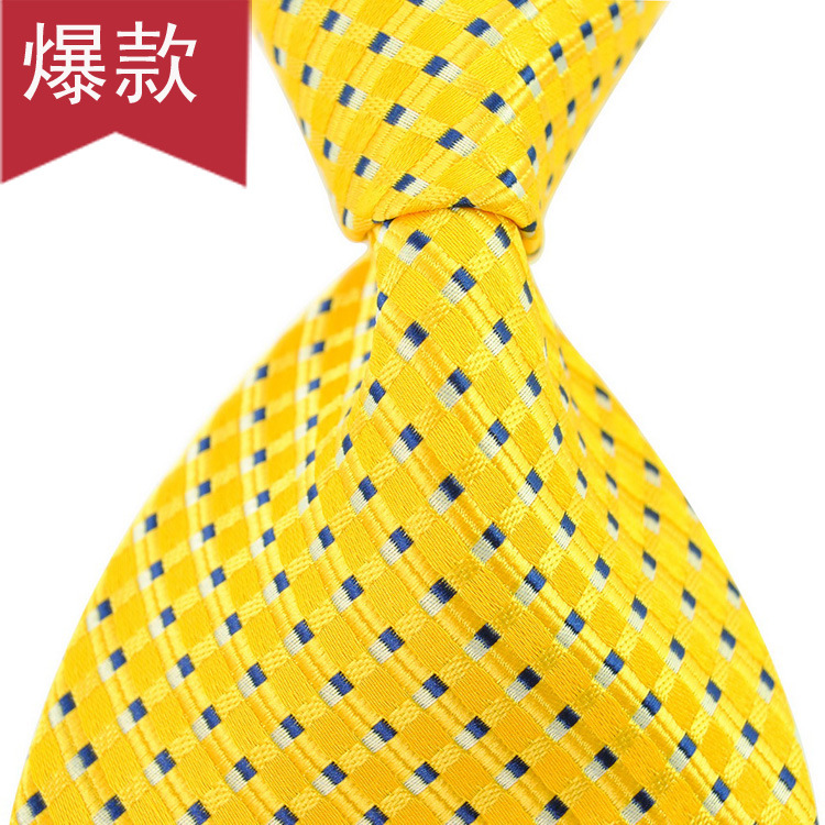 实力商家充足现货供应市场畅销花型8-8.5cm涤纶男士领带