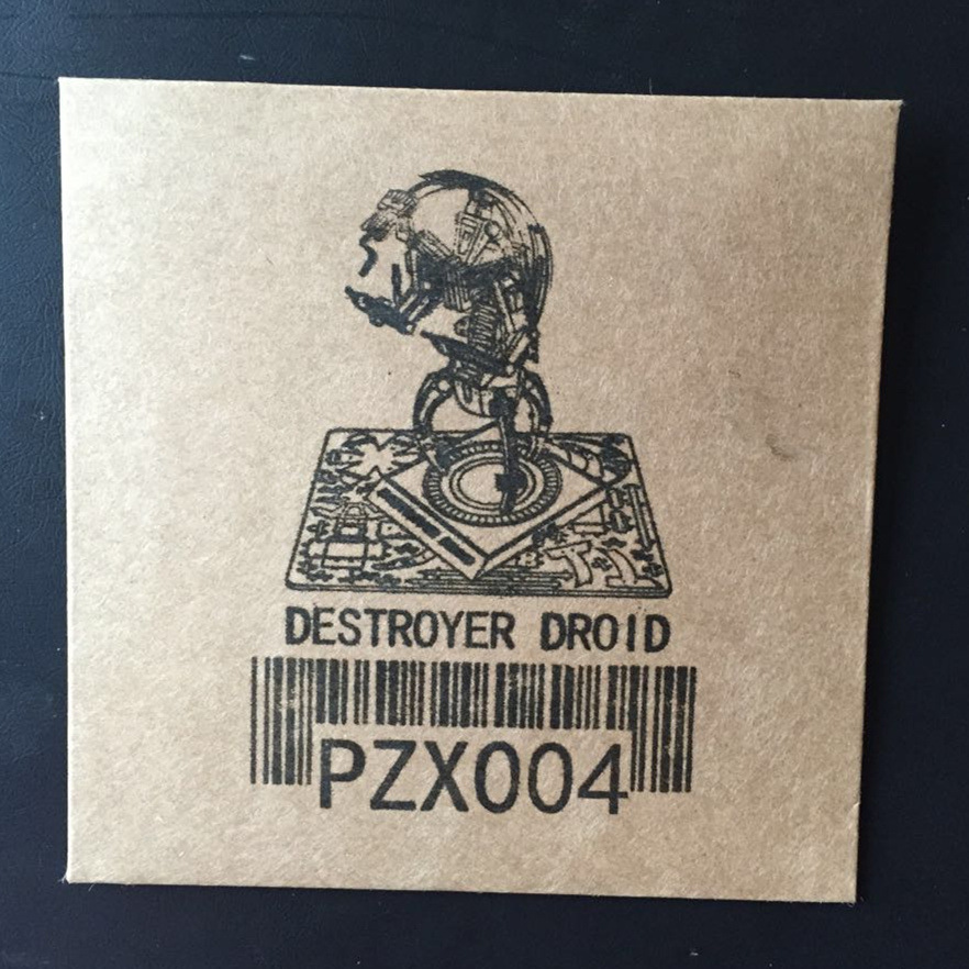 素纸袋 金属DIY拼装模型3D拼图 星球大战 毁灭者机器人 英文版