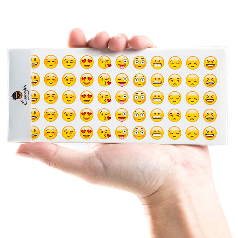 0696 Emoji表情贴纸 苹果横版含新表情翻白眼含660个迷你小表情【创意文具A仓满29包邮】