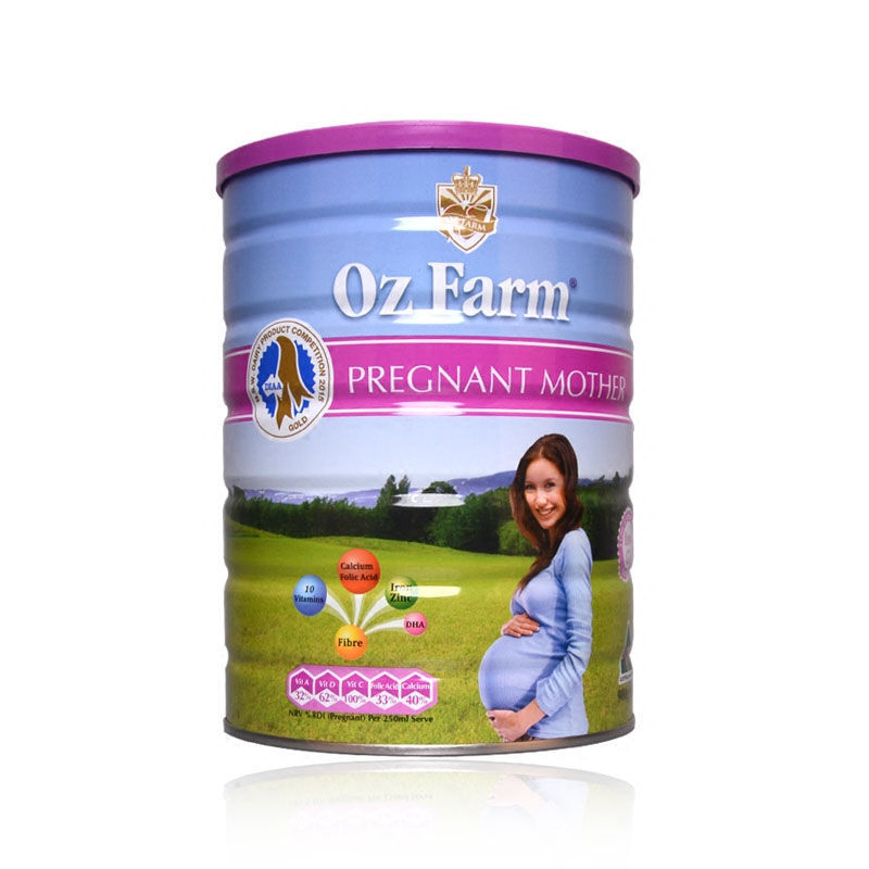【保税发货快】澳洲OZ farm澳滋成人孕妇奶粉900g含DHA的孕妇奶粉